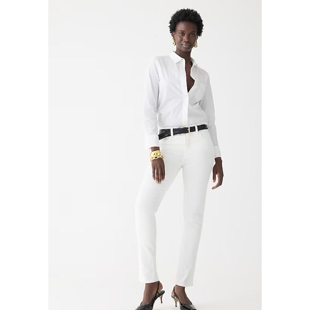 J. Crew 10" vintage slim-straight jean in white wash Size 29
